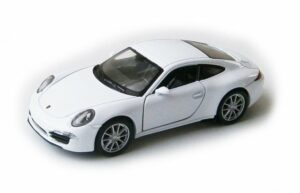 Welly Modellauto PORSCHE 911 (991) Carrera S Modellauto Modell Metall Auto 93 (Weiss)