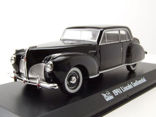 GREENLIGHT collectibles Modellauto Lincoln Continental 1941 schwarz Godfather Der Pate Modellauto 1:43