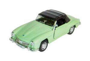 Welly Modellauto MERCEDES-BENZ 190SL 1955 Modellauto Metall Modell Auto 83 (Grün zu)