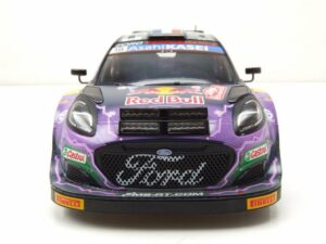 Solido Modellauto Ford Puma WRC Rally1 Hybrid #19 Rallye Monte Carlo 2022 Loeb Galmiche