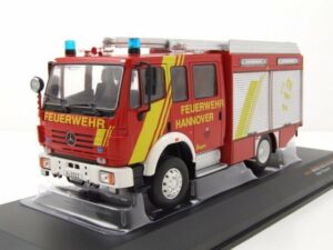 ixo Models Modellauto Mercedes LF 16/12 Ziegler Feuerwehr Hannover 1995 rot Modellauto 1:43