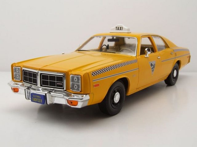 GREENLIGHT collectibles Modellauto Dodge Monaco City Cab 1978 Rocky 3 Modellauto 1:18 Greenlight Collecti