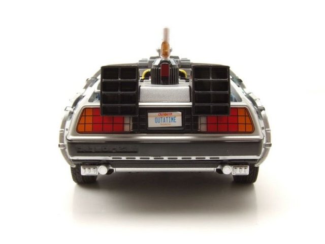 Welly Modellauto DeLorean Zurück in die Zukunft Teil 2 fliegend Modellauto 1:24 Welly