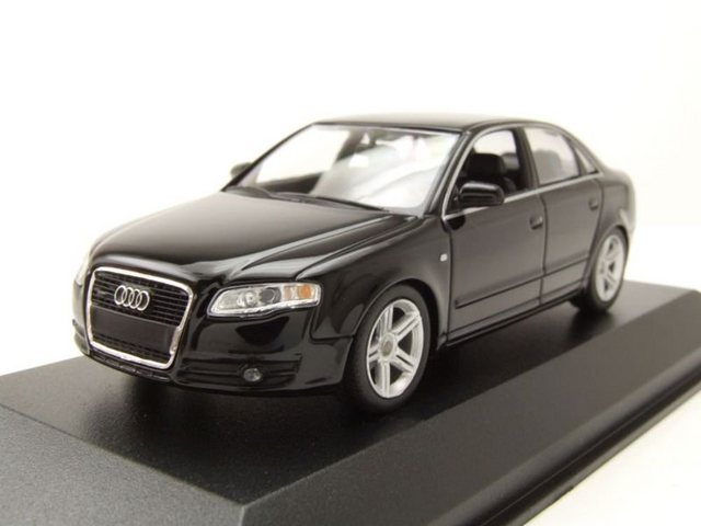 Maxichamps Modellauto Audi A4 2004 schwarz Modellauto 1:43 Maxichamps