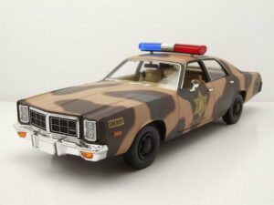 GREENLIGHT collectibles Modellauto Dodge Monaco 1978 Hazzard County Camouflage Sheriff Modellauto 1:18