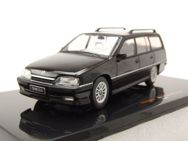 ixo Models Modellauto Opel Omega A2 Caravan Kombi 1990 schwarz Modellauto 1:43 ixo models