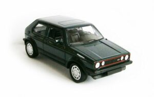 Welly Modellauto VOLKSWAGEN GOLF I GTI Metall Modellauto Modell Auto 77 (Grün-Metallic)