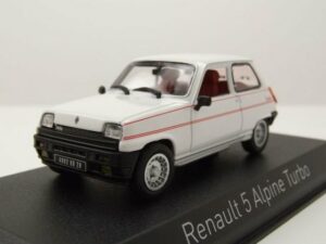 Norev Modellauto Renault 5 Alpine Turbo 1983 weiß Modellauto 1:43 Norev