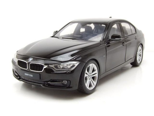 Welly Modellauto BMW 335i (F30) 2012 schwarz Modellauto 1:18 Welly