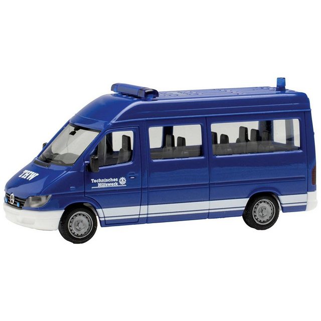 Herpa Modelleisenbahn-Straße H0 Mercedes-Benz Sprinter `96 Bus HD "THW