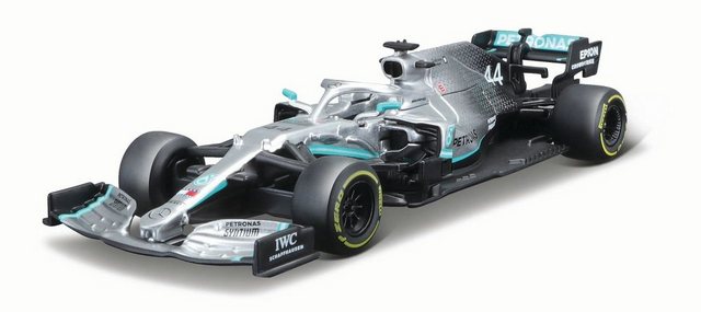 Bburago Modellauto Mercedes AMG Petronas F1 W10 EQ Power+ Hamilton