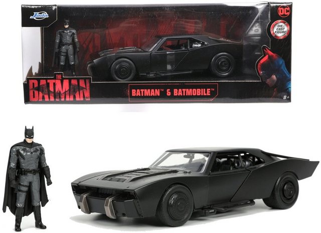 JADA Modellauto Modellauto Hollywood Rides Batman Batmobile mit Figur 1:24 253215010