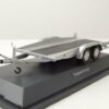 Schuco Modellauto Autoanhänger Anhänger 2-Achsen grau Modellauto 1:43 Schuco