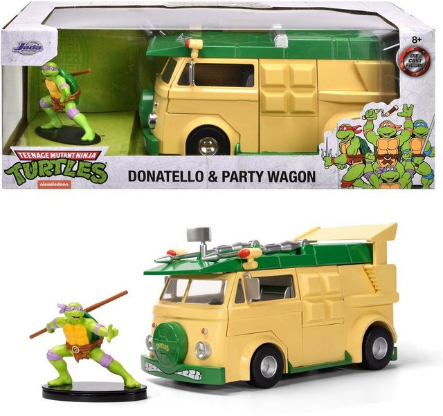 JADA Modellauto Modellauto Hollywood Rides Turtles Party Wagon 1:24 253285003
