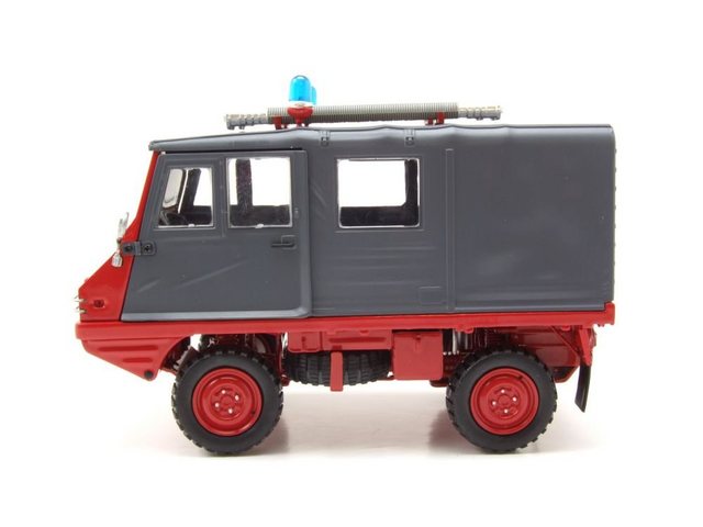 Schuco Modellauto Steyr Puch Haflinger Feuerwehr rot grau Modellauto 1:18 Schuco
