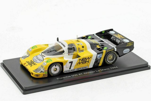 Spark Modellauto 1:43 Porsche 956 # Nr. 7 Le Mans Sieger 1984 Klaus Ludwig Henri Pescarolo