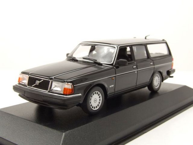 Maxichamps Modellauto Volvo 240 GL Break Kombi 1986 schwarz Modellauto 1:43 Maxichamps