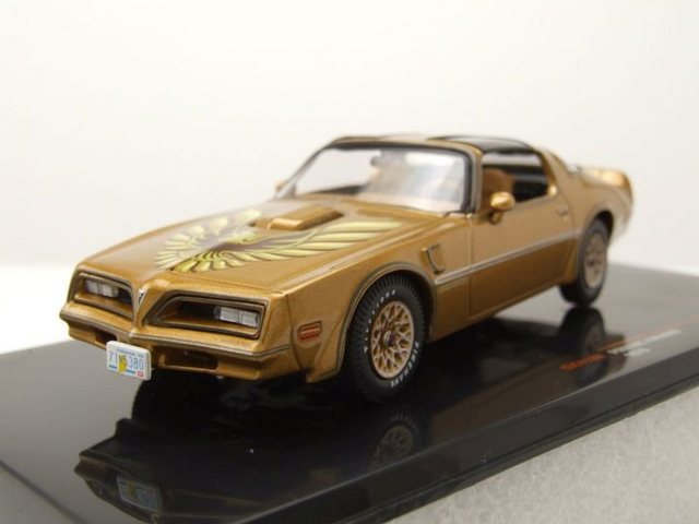 ixo Models Modellauto Pontiac Firebird Trans Am 1978 gold Modellauto 1:43 ixo models
