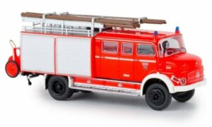 Brekina Modellauto Brekina H0 1/87 47136 Mercedes LAF 1113 LF 16 mit Rolläden Feuerwehr