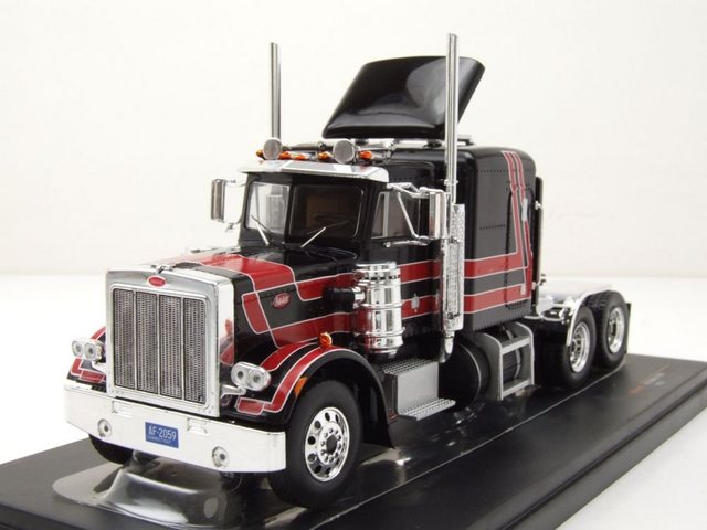 ixo Models Modellauto Peterbilt 359 Zugmaschine 1973 schwarz rot Modellauto 1:43 ixo models