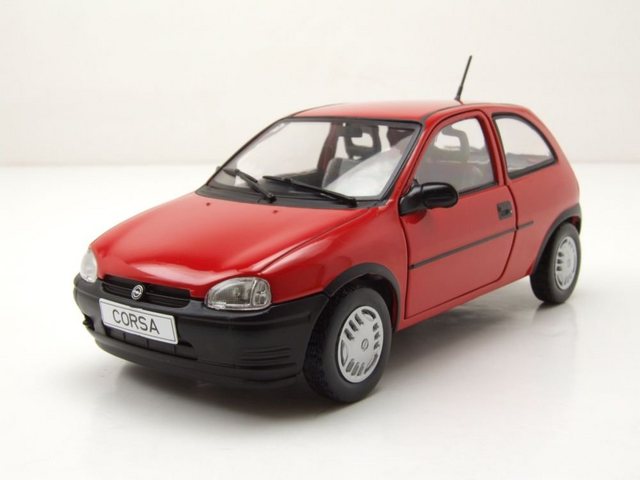 Whitebox Modellauto Opel Corsa B 1993 rot Modellauto 1:24 Whitebox