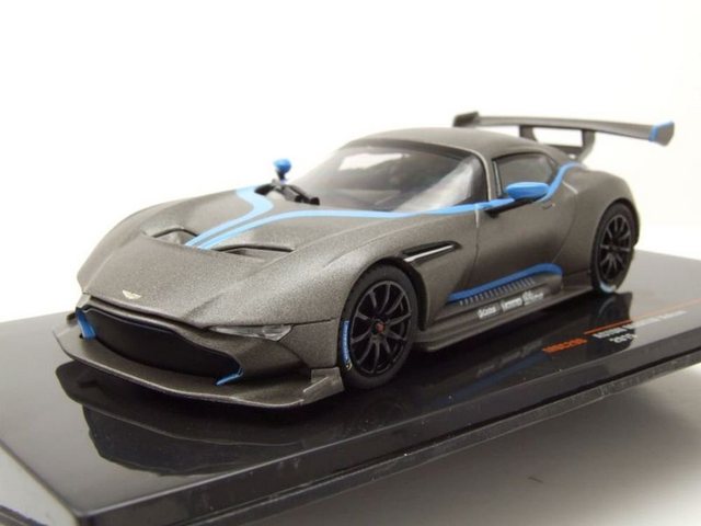 ixo Models Modellauto Aston Martin Vulcan 2015 grau metallic Modellauto 1:43 ixo models