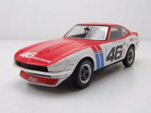 GREENLIGHT collectibles Modellauto Datsun 240Z BRE #46 Tokyo Torque 1970 weiß rot Modellauto 1:24 Greenli