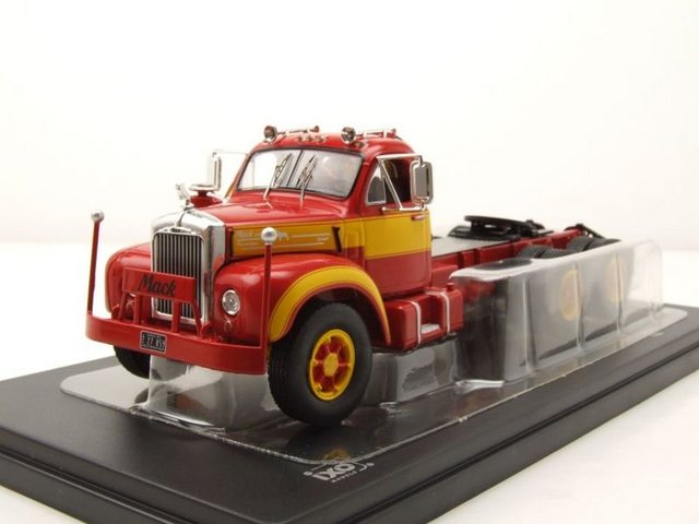 ixo Models Modellauto Mack B 61 Zugmaschine 1953 rot gelb Modellauto 1:43 ixo models