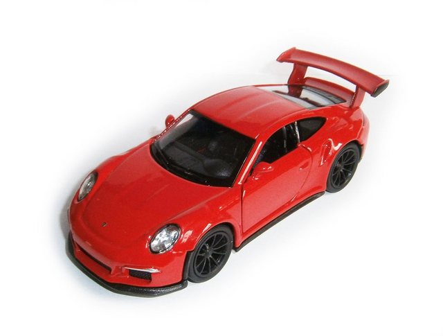 Welly Modellauto PORSCHE 911 GT3 RS 2016 Modellauto Modell Auto Metall 00 (Rot)