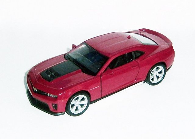 Welly Modellauto CHEVROLET Camaro ZL1 Modellauto Metall Modell Auto 91 (Rot)