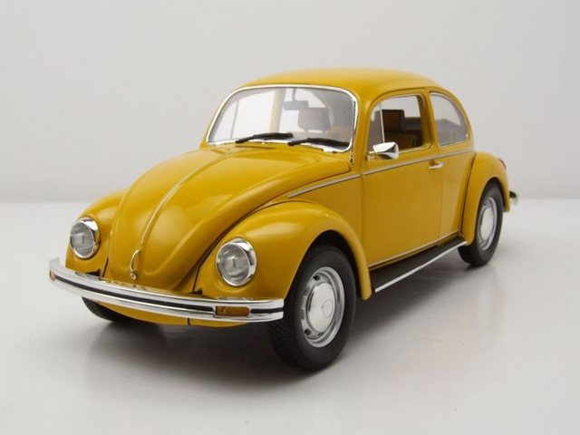 Minichamps Modellauto VW 1200 Käfer 1983 gelb Modellauto 1:18 Minichamps