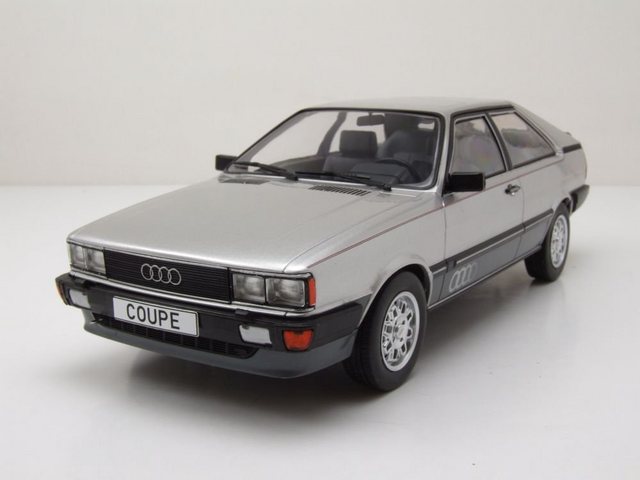 MCG Modellauto Audi Coupe GT 1980 silber Modellauto 1:18 MCG