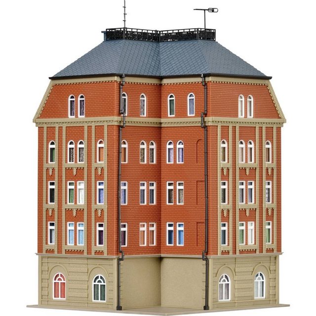 Vollmer Modelleisenbahn-Gebäude H0 Eckhaus Schlossallee 1