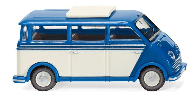 Wiking Modellauto Wiking H0 1/87 033402 DKW Schnelllaster Bus - blau/perlweiß - OVP NEU