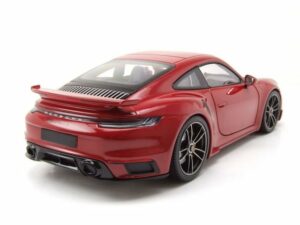 Minichamps Modellauto Porsche 911 992 Turbo S Sport Design 2021 rot Modellauto 1:18 Minicham