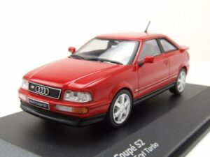 Solido Modellauto Audi S2 Coupe 1992 rot Modellauto 1:43 Solido