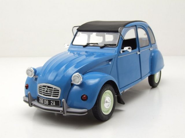 Solido Modellauto Citroen 2CV 6 Ente 1982 blau Modellauto 1:18 Solido