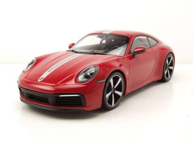 Minichamps Modellauto Porsche 911 Carrera 4S 2019 rot Modellauto 1:18 Minichamps