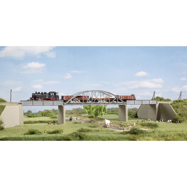 Auhagen Modelleisenbahn-Brücke N Stahlbrücke