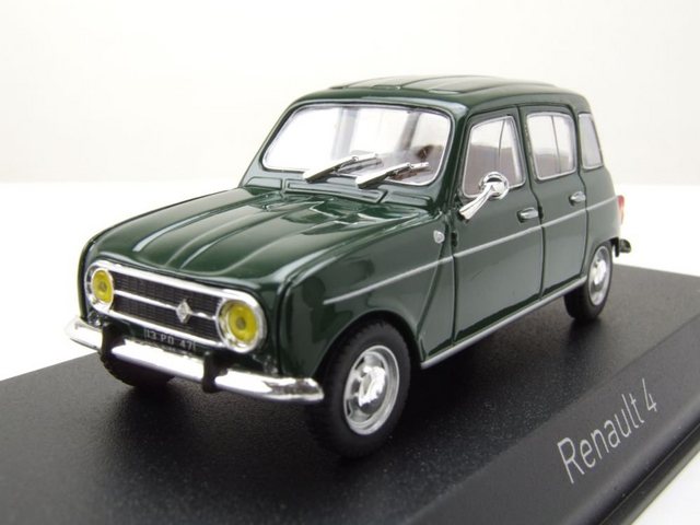 Norev Modellauto Renault 4 1974 dunkelgrün Modellauto 1:43 Norev