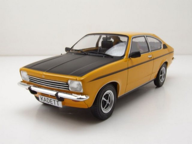 MCG Modellauto Opel Kadett C Coupe SR 1975 orange schwarz Modellauto 1:18 MCG