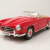 Maisto® Modellauto Mercedes 190 SL Cabrio (W121 BII) 1955 rot Modellauto 1:18 Maisto
