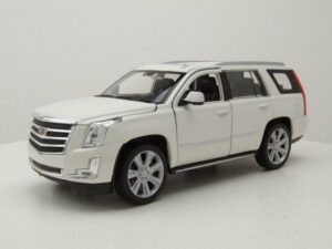 Welly Modellauto Cadillac Escalade 2017 weiß Modellauto 1:24 Welly