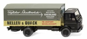 Wiking Modellauto Wiking H0 1/87 043702 MB NG Pritschen-Lkw "Nellen & Quack" - OVP NEU