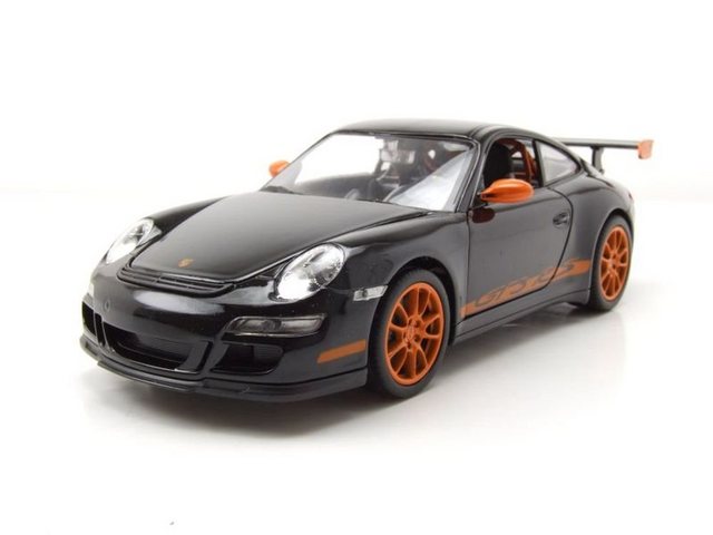 Welly Modellauto Porsche 911 (997) GT3 RS 2007 schwarz Modellauto 1:24 Welly