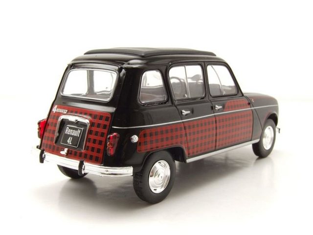 Whitebox Modellauto Renault 4L R4 Parisienne 1964 schwarz rot Modellauto 1:24 Whitebox