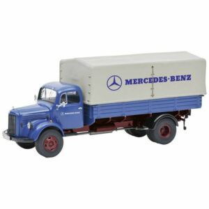 Schuco Modelleisenbahn-Straße H0 Mercedes Benz L3500 Pritsche/Plane