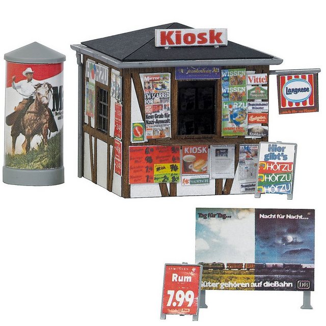 Busch Busch Modelleisenbahn Fachwerkkiosk - Spur H0