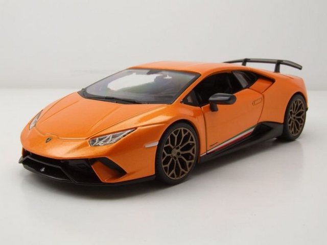 Bburago Modellauto Lamborghini Huracan Performante 2017 orange metallic Modellauto 1:24