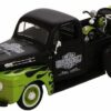 Maisto® Modellauto Ford F1 Pick-Up '48 + Harley FL Panhead '48 (schwarz-grün)